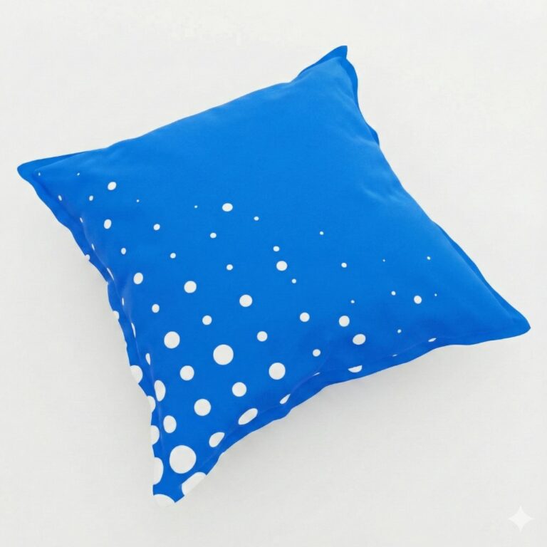 Pufa reklamowa Poducha – duża, miękka pufa z nadrukiem (w kształcie poduchy) do komfortowych stref chillout