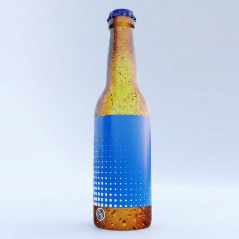 Butelka reklamowa szczelna Airmetic – gazoszczelna replika produktu w kształcie butelki (duży dmuchaniec bez ciągłego zasilania)