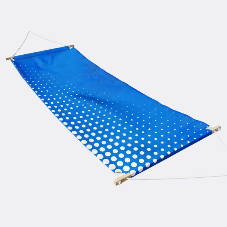 Hamak reklamowy z nadrukiem Simple – ekonomiczny hamak promocyjny z własnym logo na eventy (łatwy montaż)