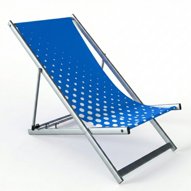 Leżak aluminiowy Classic S – klasyczny mały leżak z lekkiego aluminium (na balkon lub taras)