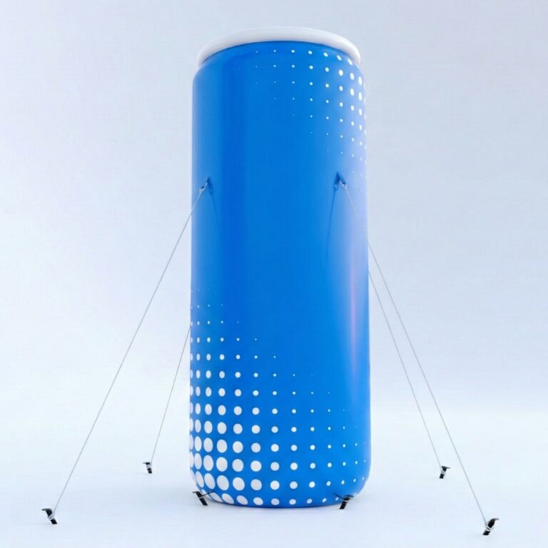 Puszka reklamowa szczelna Airmetic – duża replika puszki gazoszczelna (bez ciągłego pompowania) na stoiska targowe