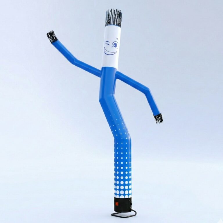 Sky Dancer 1-nożny reklamowy – dmuchana postać tańcząca z logo (wysoka widoczność)